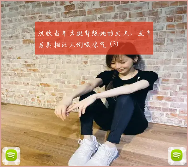 洪欣当年力挺背叛她的丈夫，五年后真相让人倒吸凉气 (3)