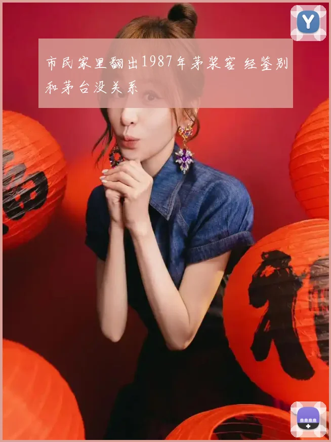 市民家里翻出1987年茅浆窖 经鉴别和茅台没关系