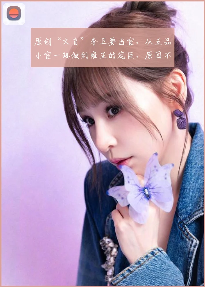 原创“文盲”李卫要当官,从五品小官一路做到雍正的宠臣,原因不简单